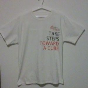 Hanes ALS T Shirt M White 100 Pre Shrunk Cotton